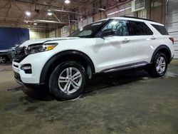 Salvage cars for sale at Woodhaven, MI auction: 2024 Ford Explorer XLT