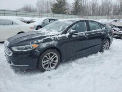 Salvage cars for sale at Davison, MI auction: 2020 Ford Fusion SEL