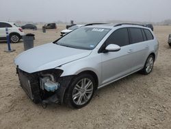 Volkswagen Golf salvage cars for sale: 2015 Volkswagen Golf Sportwagen TDI S