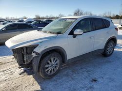 Salvage cars for sale from Copart London, ON: 2015 Mazda CX-5 Touring