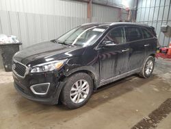 Salvage cars for sale at West Mifflin, PA auction: 2018 KIA Sorento LX