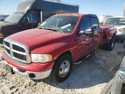 Salvage cars for sale from Copart Grand Prairie, TX: 2004 Dodge RAM 3500 ST