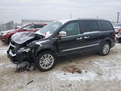 Chrysler Town & Country Touring l salvage cars for sale: 2015 Chrysler Town & Country Touring L