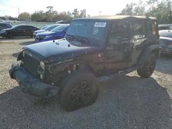 SUV salvage a la venta en subasta: 2015 Jeep Wrangler Unlimited Sport