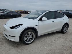 Salvage cars for sale at Houston, TX auction: 2021 Tesla Model Y