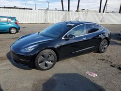 Salvage cars for sale at Van Nuys, CA auction: 2020 Tesla Model 3