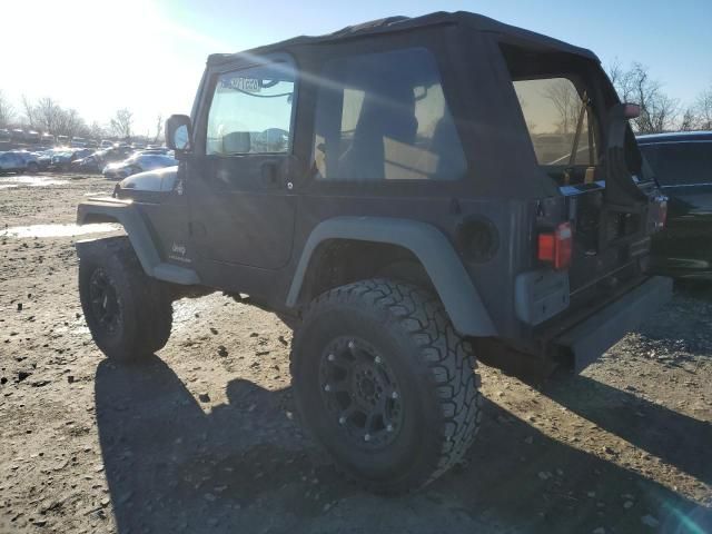 2005 Jeep Wrangler / TJ SE