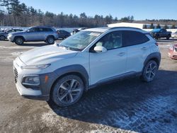 Vehiculos salvage en venta de Copart Windham, ME: 2021 Hyundai Kona Limited