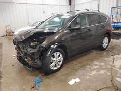 Salvage cars for sale at Franklin, WI auction: 2013 Honda CR-V EXL