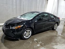 Salvage cars for sale at Leroy, NY auction: 2014 Honda Civic LX