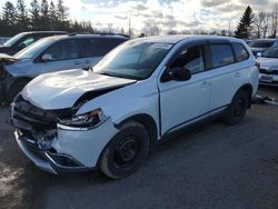 Mitsubishi salvage cars for sale: 2017 Mitsubishi Outlander ES