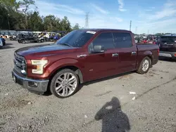 Salvage trucks for sale at Riverview, FL auction: 2016 Ford F150 Supercrew