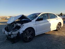 Honda Accord salvage cars for sale: 2017 Honda Accord Sport