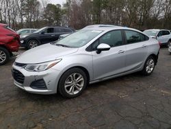 Salvage cars for sale at Austell, GA auction: 2019 Chevrolet Cruze LS