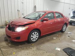 Toyota Corolla Base salvage cars for sale: 2009 Toyota Corolla Base