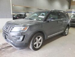 Ford Explorer salvage cars for sale: 2017 Ford Explorer XLT