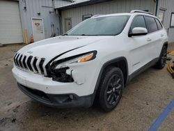 Salvage cars for sale at Pekin, IL auction: 2018 Jeep Cherokee Latitude