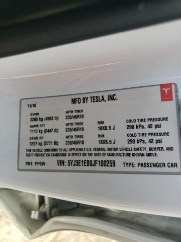 2018 Tesla Model 3