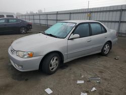 Toyota Corolla salvage cars for sale: 2001 Toyota Corolla CE