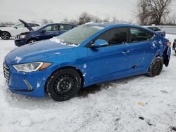 Salvage cars for sale at London, ON auction: 2017 Hyundai Elantra SE