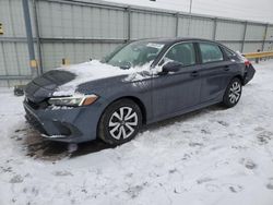 Salvage cars for sale at Dyer, IN auction: 2023 Honda Civic LX