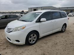 Salvage cars for sale at San Antonio, TX auction: 2015 Toyota Sienna LE