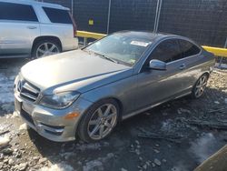 Salvage cars for sale at Waldorf, MD auction: 2014 Mercedes-Benz C 350 4matic