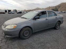 Salvage cars for sale from Copart Colton, CA: 2004 Toyota Corolla CE