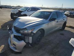 Salvage cars for sale at Tucson, AZ auction: 2014 Infiniti Q50 Base