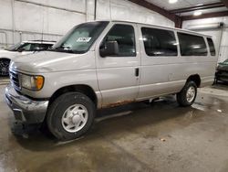 Ford salvage cars for sale: 2003 Ford Econoline E350 Super Duty Wagon