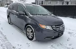 Salvage cars for sale at Ottawa, ON auction: 2015 Honda Odyssey EXL