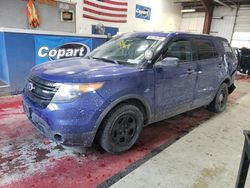 Salvage cars for sale at Angola, NY auction: 2014 Ford Explorer Police Interceptor