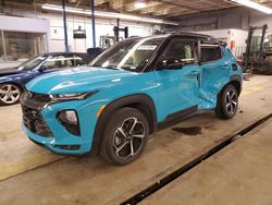 Salvage cars for sale at Wheeling, IL auction: 2021 Chevrolet Trailblazer RS