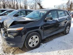 Jeep salvage cars for sale: 2014 Jeep Cherokee Sport