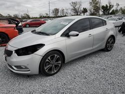 Salvage cars for sale from Copart Riverview, FL: 2015 KIA Forte EX