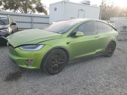 Salvage cars for sale at Riverview, FL auction: 2021 Tesla Model X