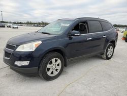 Salvage cars for sale at Arcadia, FL auction: 2011 Chevrolet Traverse LT