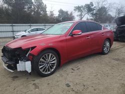 Infiniti Vehiculos salvage en venta: 2021 Infiniti Q50 Luxe