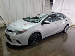 Salvage cars for sale at Central Square, NY auction: 2016 Toyota Corolla L