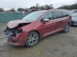 Chrysler salvage cars for sale: 2018 Chrysler Pacifica Limited