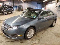 Salvage cars for sale at Wheeling, IL auction: 2011 Ford Fusion Hybrid