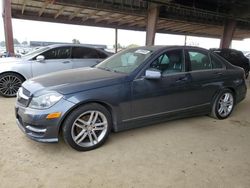 Salvage cars for sale at American Canyon, CA auction: 2014 Mercedes-Benz C 250