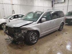 Salvage cars for sale at Franklin, WI auction: 2017 Dodge Grand Caravan GT