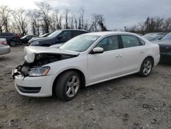 2015 Volkswagen Passat SE en venta en Baltimore, MD