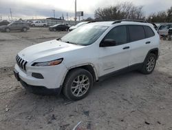 Salvage cars for sale at Oklahoma City, OK auction: 2017 Jeep Cherokee Sport