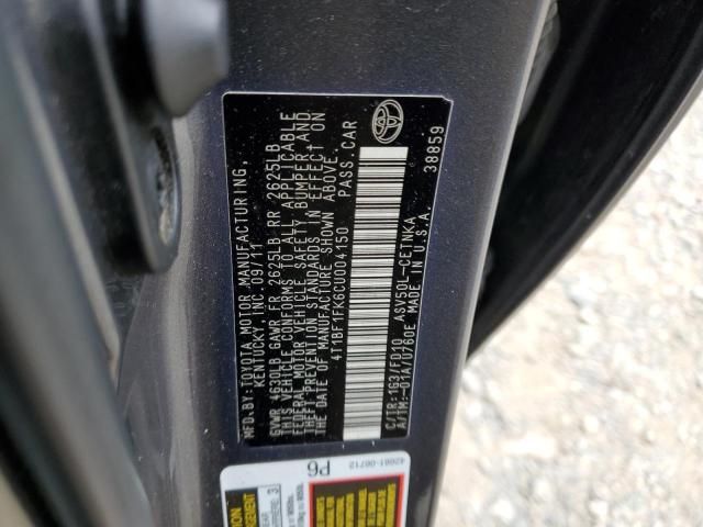 2012 Toyota Camry Base