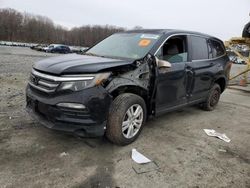 Salvage cars for sale from Copart Windsor, NJ: 2016 Honda Pilot LX