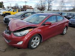 Salvage cars for sale at New Britain, CT auction: 2013 Hyundai Elantra GLS