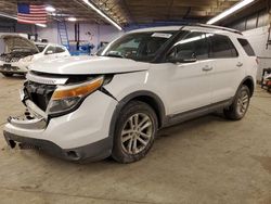 Salvage cars for sale at Wheeling, IL auction: 2013 Ford Explorer XLT