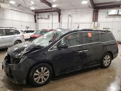 Salvage cars for sale at Franklin, WI auction: 2017 Honda Odyssey SE